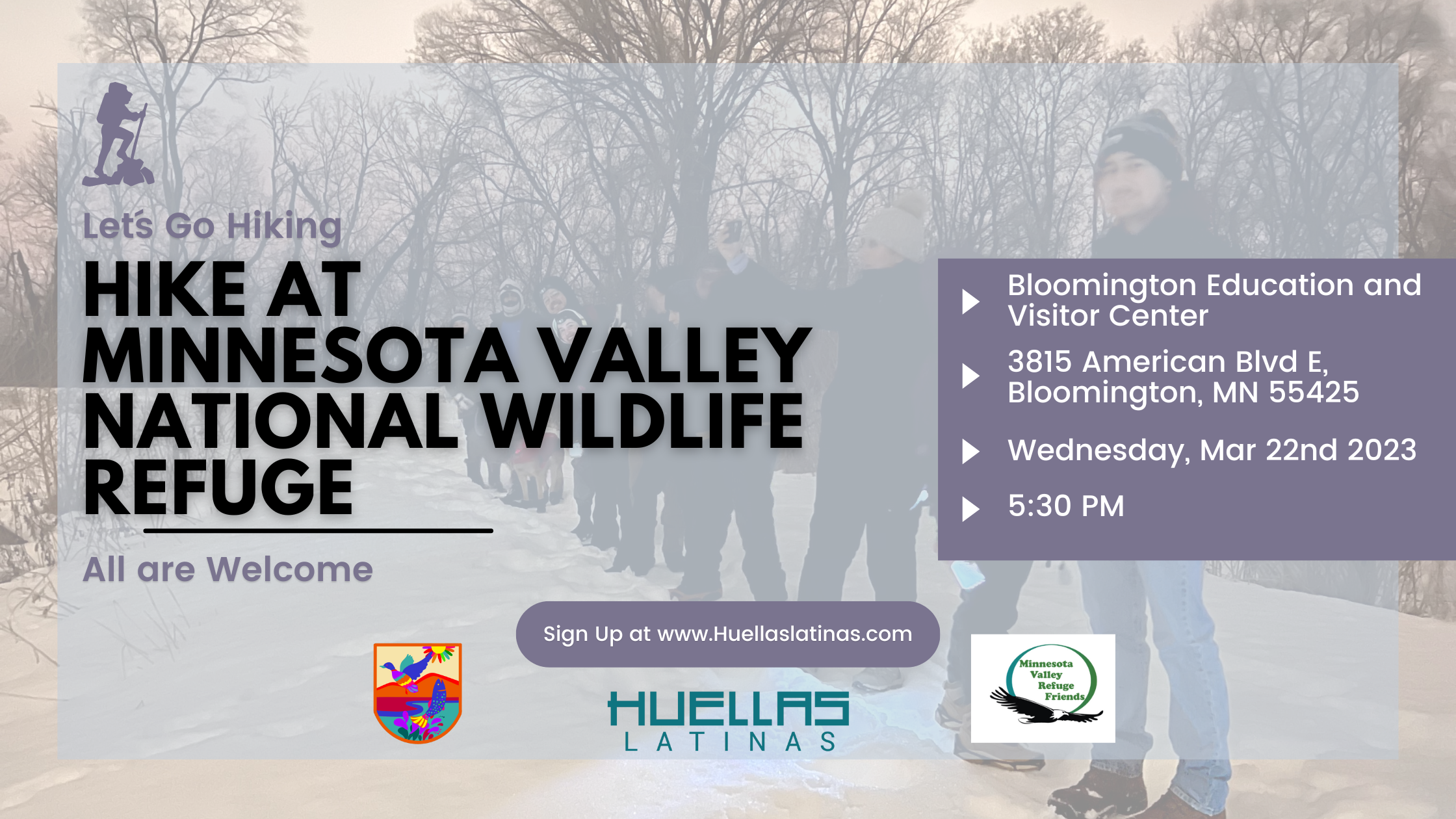 Hike at Minnesota Valley National Wildlife Refuge