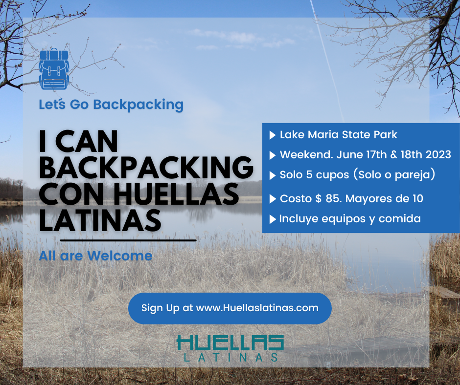 I can Backpacking con huellas latinas