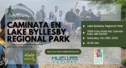 caminata en lake byllesby regional park