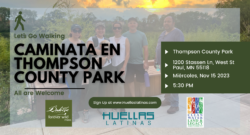 caminata en Thompson County Park