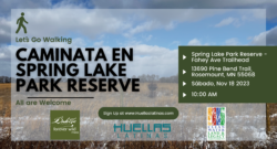 caminata en Spring Lake Park Reserve