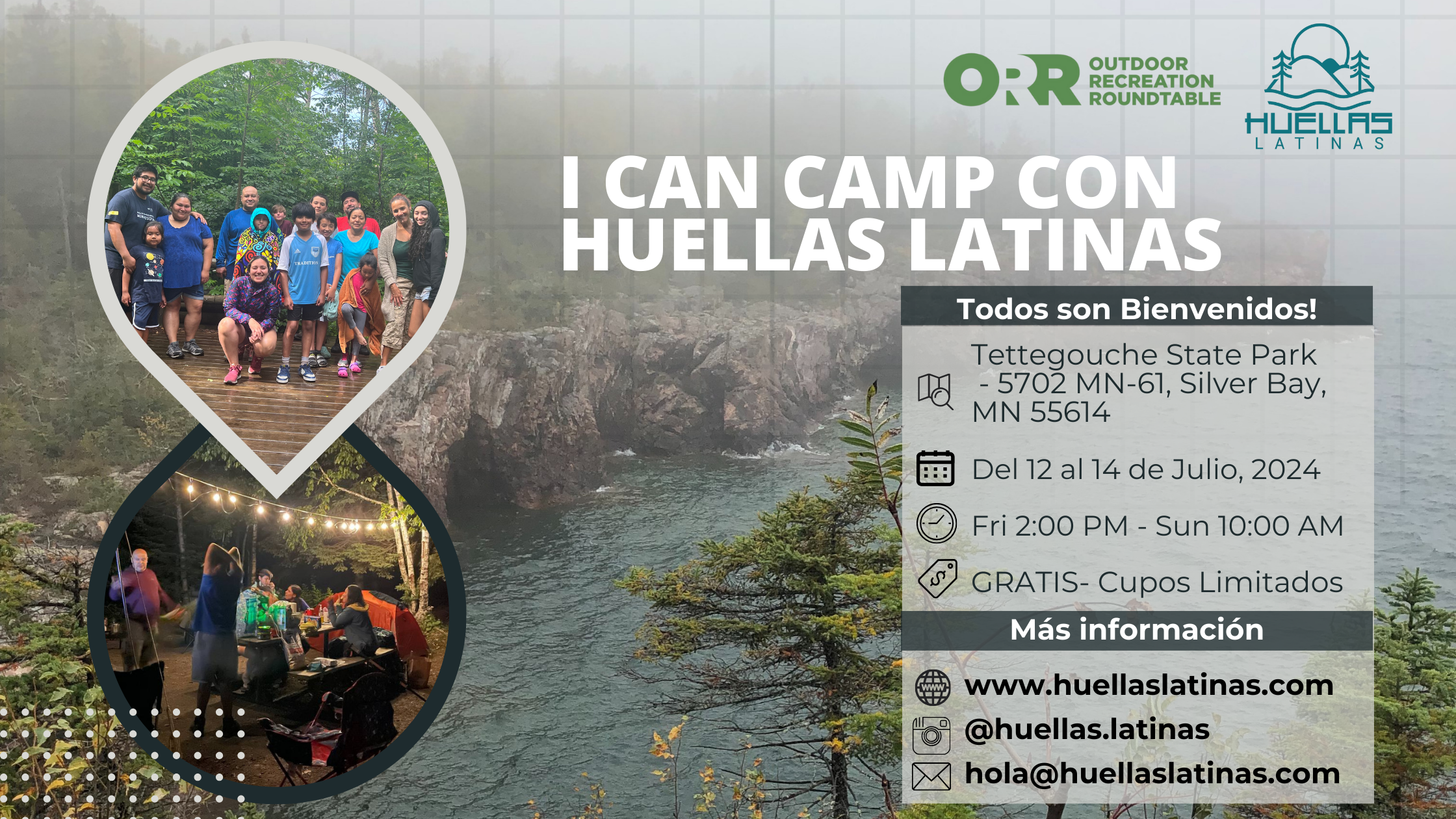 I Can Camp con Huellas Latinas
