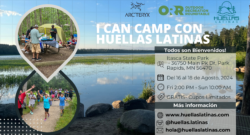 I can camp con huellas latinas