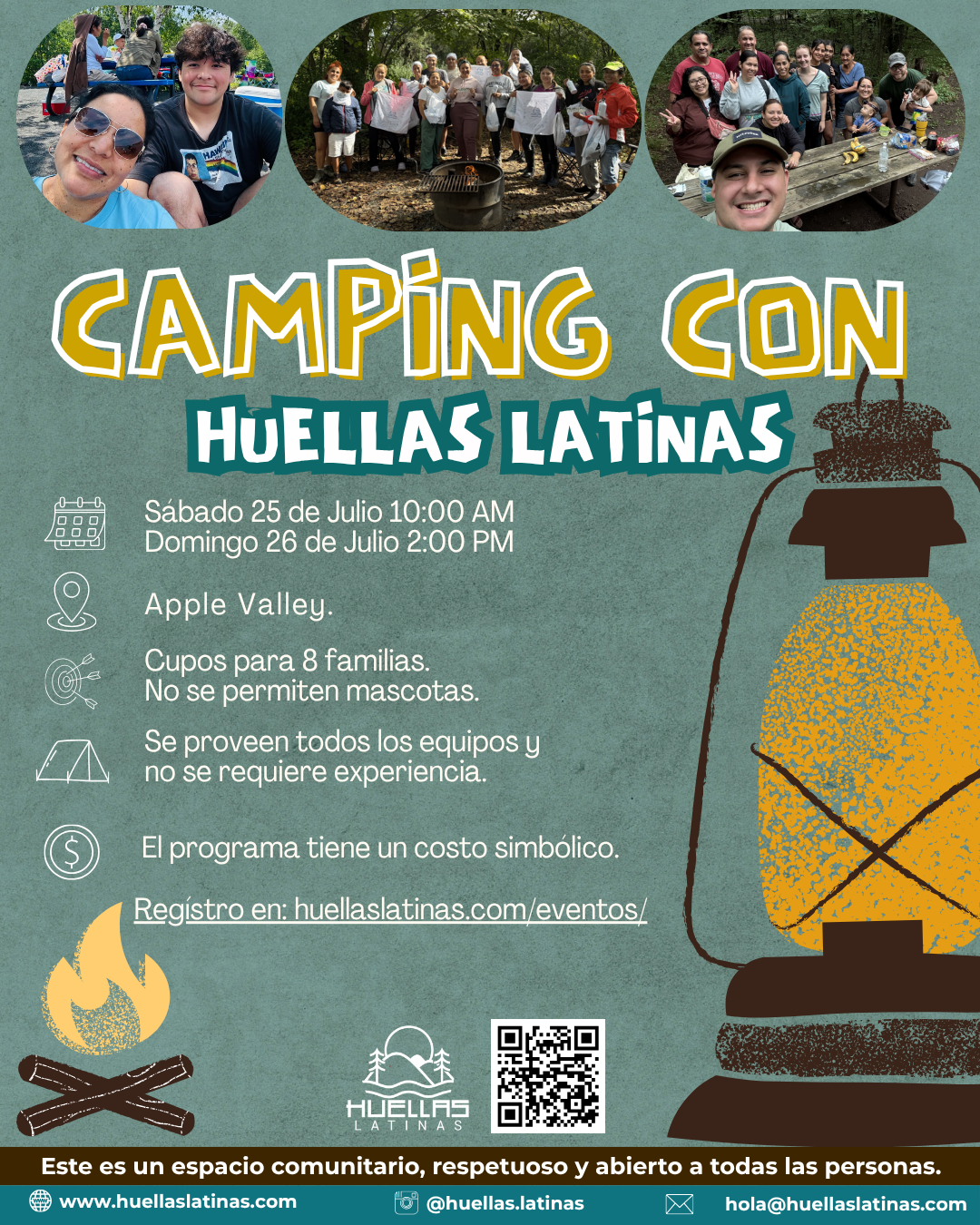 Camping Familiar Julio 25 y 26